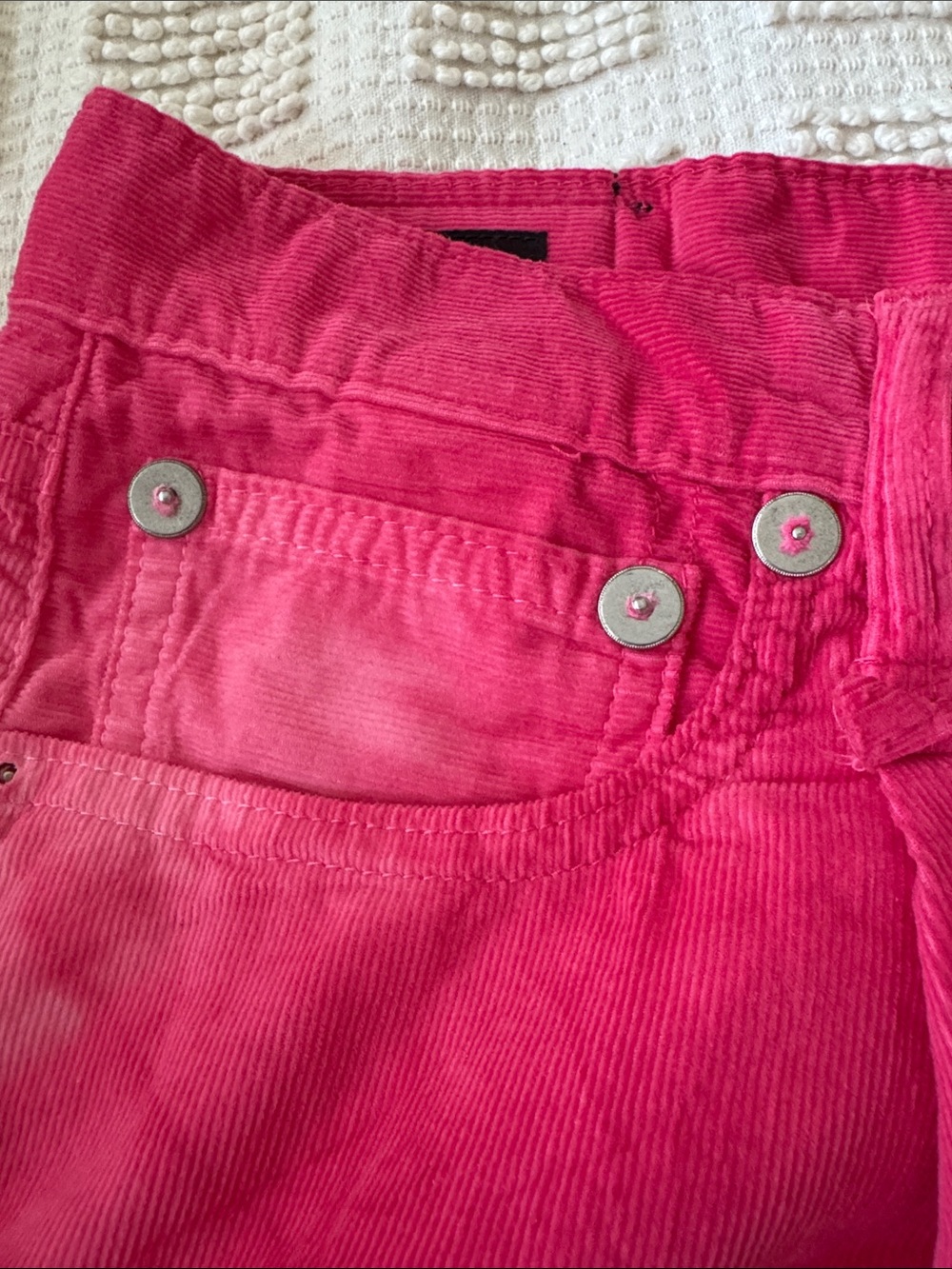 R13 High-Waist Fuchsia Pink Shorts - Picture 4 of 7